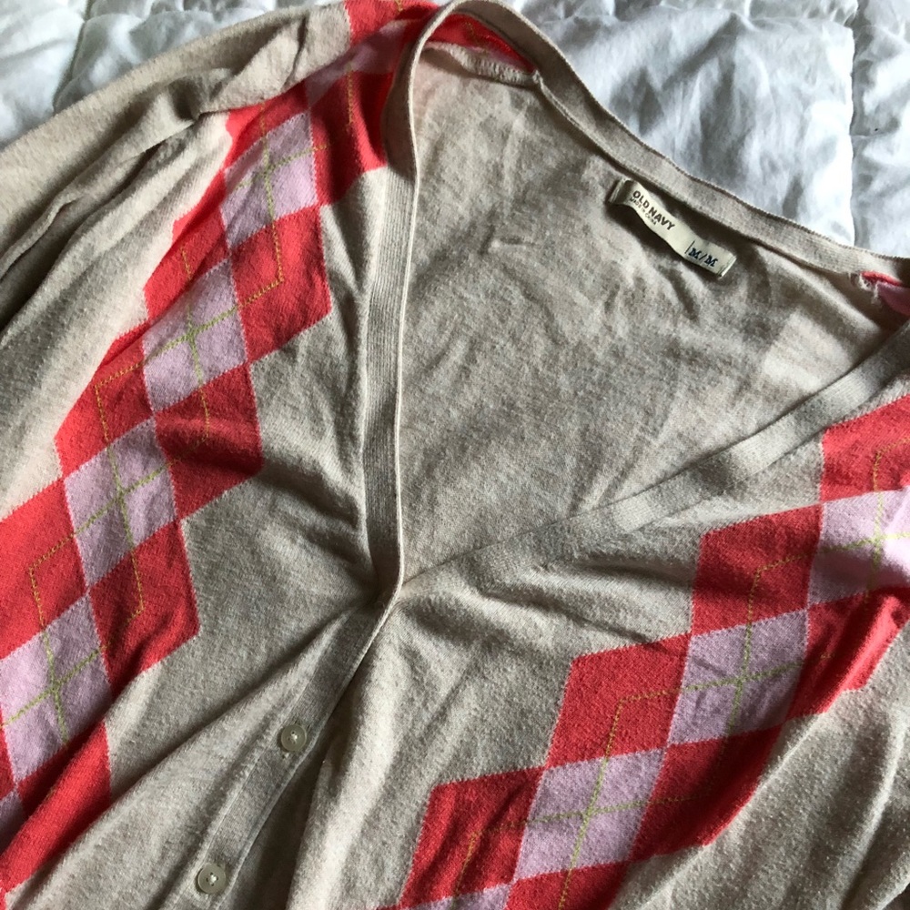 ⭐️Argyle Cardigan from Old Navy